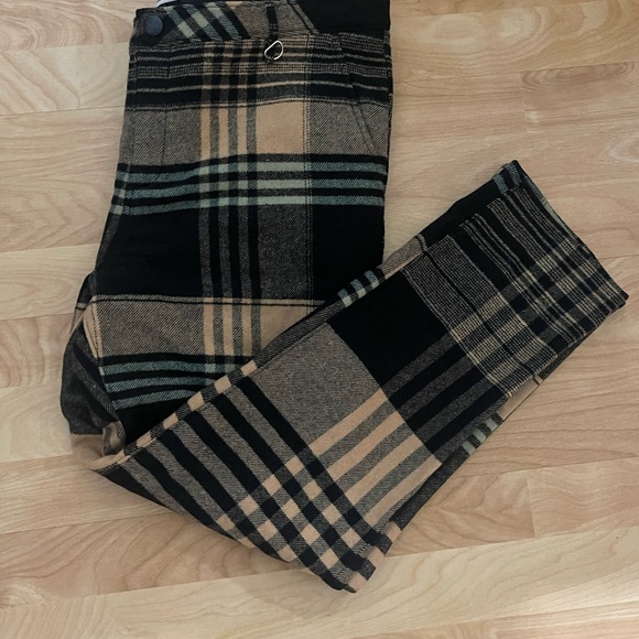 Woolrich woman’s wool blend black/ tan pants size 12 - Picture 13 of 15